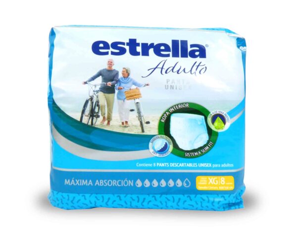 ROPA INTERIOR ESTRELLA ADULTO XG x 8u.