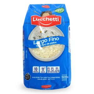ARROZ LUCCHETTI LARGO FINO 100% REC.500gr.