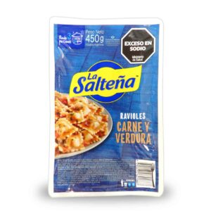 RAVIOLES LA SALTENA CARNE/VERD.450gr.
