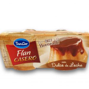 FLAN SANCOR CASERO C/D.LECHE 2x115gr.