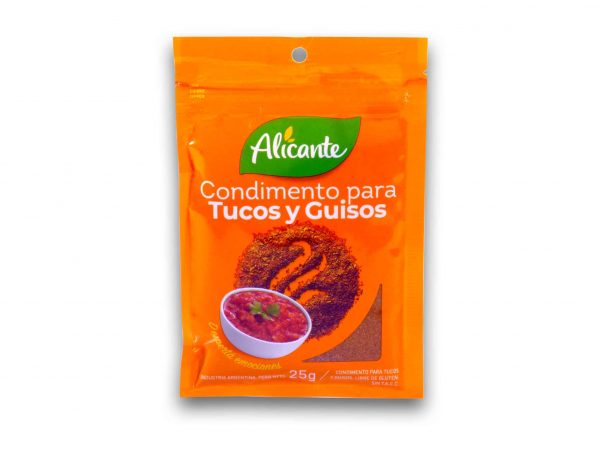CONDIMENTO ALICANTE TUCO/GUI.NAT.IN.25gr.