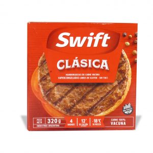 HAMBURGUESA SWIFT CLASICA 320gr.