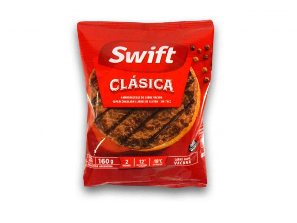 HAMBURGUESA SWIFT CLASICA 160gr.