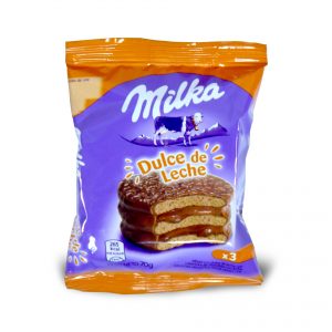 ALFAJOR MILKA DULCE DE LECHE 70gr.