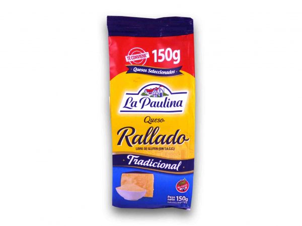 QUESO RALLADO LA PAULINA 150gr.