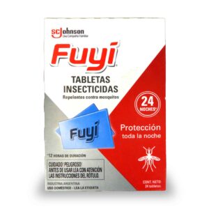 TABLETAS INSECT.FUYI REP.MOSQ.24u.