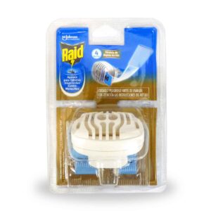 RAID APARATO ELECT.+ 4 TAB.CONT.MOSQ.