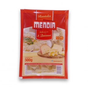 RAVIOLES MENDIA 4QUESO 500gr.
