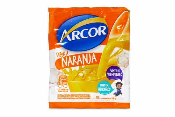 JUGO ARCOR NARANJA C/VIT.C 18gr.