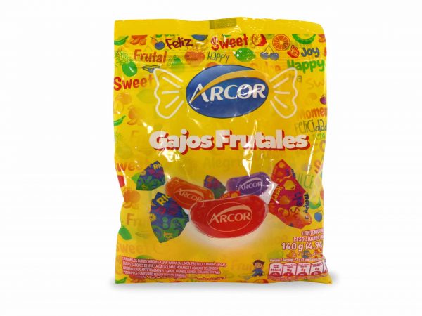 CARAMELO ARCOR  GAJOS FRUTAL.140gr.