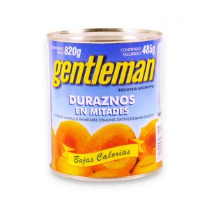 DURAZNOS GENTLEMAN MITAD.B/CAL.820gr.