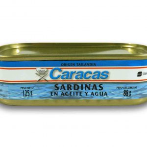 SARDINAS CARACAS ACEITE/AGUA 125gr.