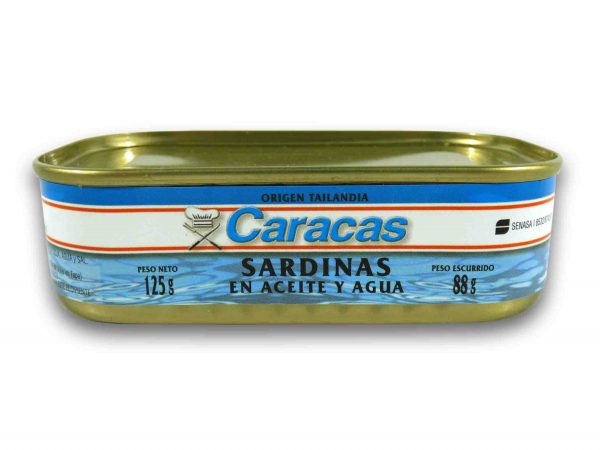 SARDINAS CARACAS ACEITE/AGUA 125gr.