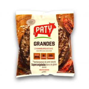 HAMBURGUESA PATY GRANDES 240 gr.