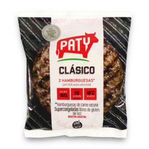 HAMBURGUESA PATY CLASICA 160gr.