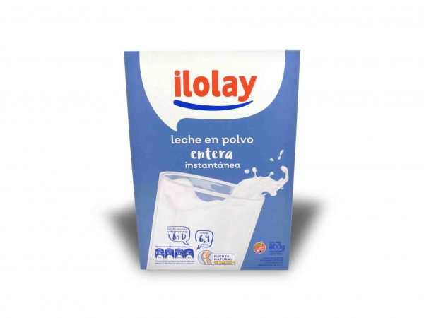 LECHE EN POLVO ILOLAY ENTERA 800gr.