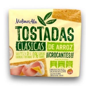 TOSTADAS ARROZ MOLINOS ALA CLAS.150gr.