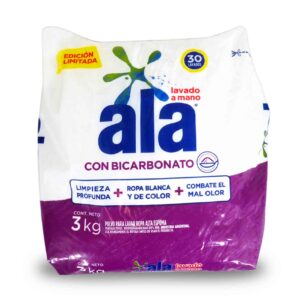 ALA POLVO LAVADO MANO C/BICARB.3kg.