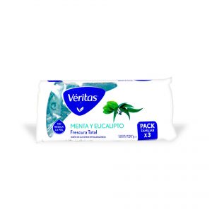 JABON VERITAS GLICERINA MENT/EUC 3x120 gr.