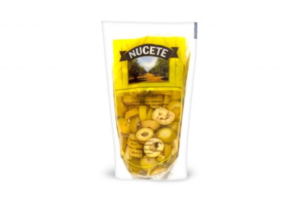 ACEITUNAS NUCETE VDES.RODAJA D/P 150gr.