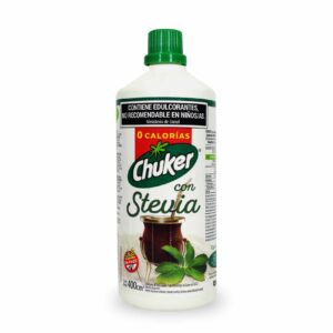 ENDULZANTE LIQ.CHUKER CON STEVIA 400cc.