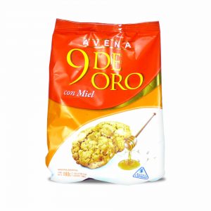GALLETITAS 9 DE ORO AVENA C/MIEL 120gr.