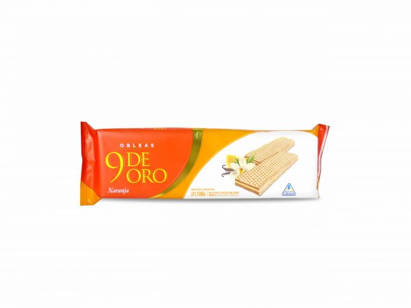 OBLEAS 9 DE ORO VAI.RELL.NARANJA 100gr.