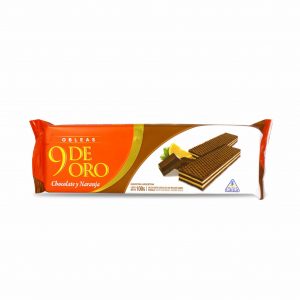 OBLEAS 9 DE ORO CHOCO.RELL.NARANJ.100gr.