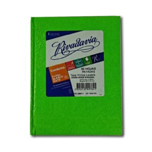 CUADERNO RIVADAVIA T/C RAY.V.MANZ.50h.