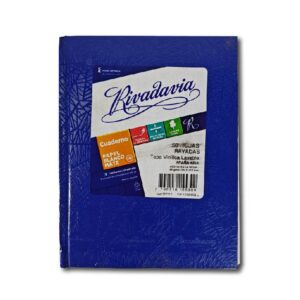 CUADERNO RIVADAVIA RAY.AZUL 50h.