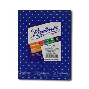CUADERNO RIVADAVIA T/C LUN.AZUL 50h.