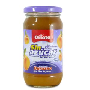 MERMELADA ORIETA S/AZUC.DURAZNO 340gr.