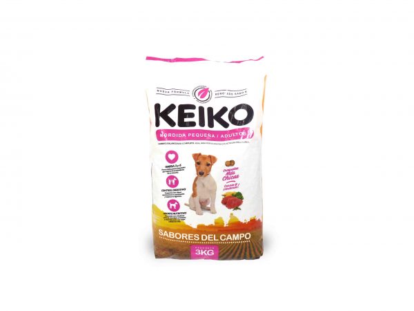 ALIM.P/PERRO KEIKO MORDIDA PEQ./AD.3kg.