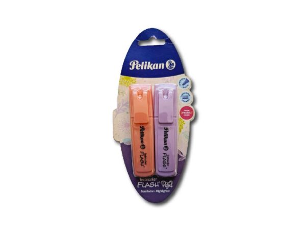 RESALTADOR PELIKAN FLASH PASTEL 2u.