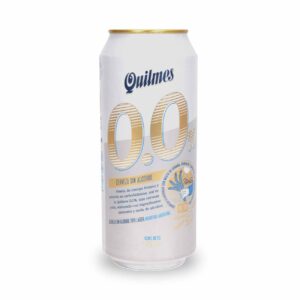 CERVEZA QUILMES 0.0 S/ALC LATA 473cc