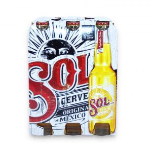 CERVEZA SOL BOT.PACK 6x330cc.