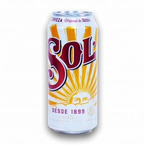 CERVEZA SOL LATA 473cc.