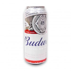 CERVEZA BUDWEISER LATA 473cc.