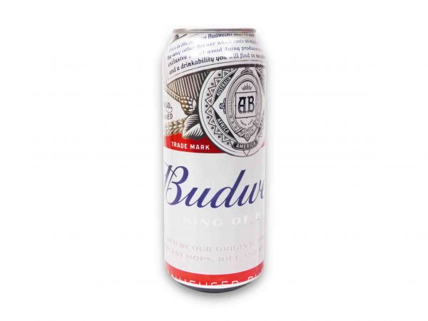CERVEZA BUDWEISER LATA 473cc.