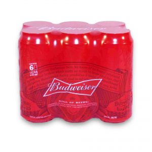 CERVEZA BUDWEISER PACK 6x473cc.