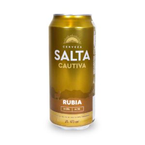 CERVEZA SALTA  RUBIA LATA 473cc