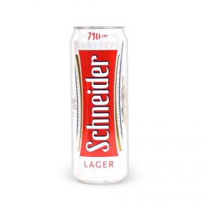 CERVEZA SCHNEIDER  LATA 710cc.