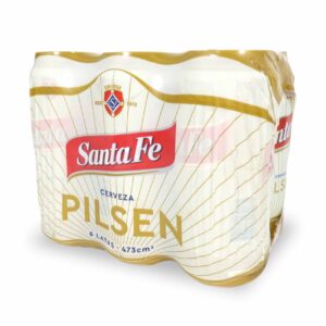 CERVEZA SANTA FE PILSEN PACK 6x473cc.
