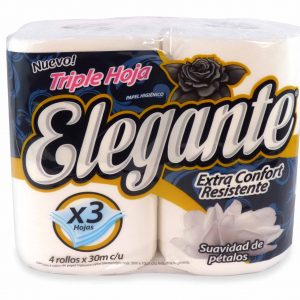 PAPEL HIGIENICO ELEGANTE EXT.CONF.4x30m.