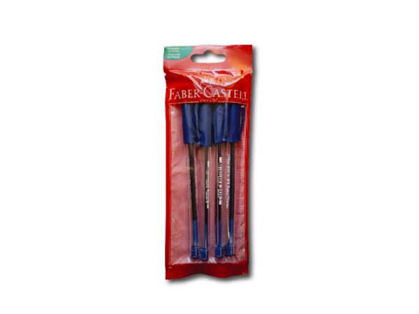 BOLIGRAFO FABER TRILUX 032 AZ 4un.