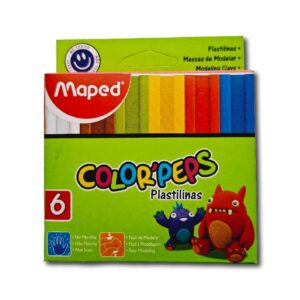 PLASTILINA MAPED COLORPEPS 6un.
