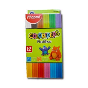PLASTILINA COLORPEPS COLOR SURT.12un