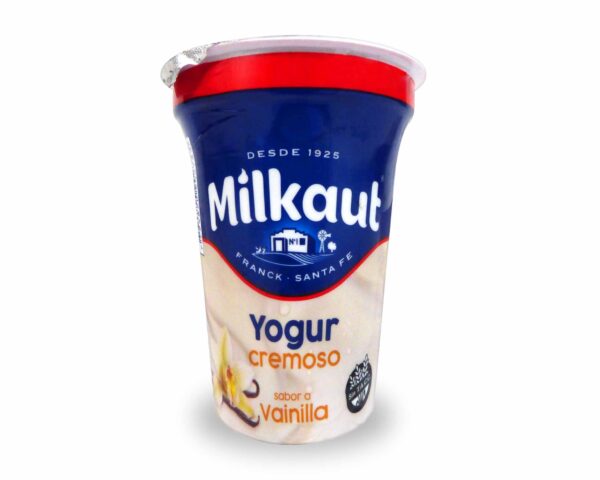 YOGUR MILKAUT CREM.ENT.VAINILLA 190gr.