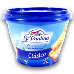 QUESO LA PAULINA UNTABLE CLAS.190gr.