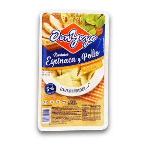 RAVIOLES DON YEYO ESP./POLLO 500gr.